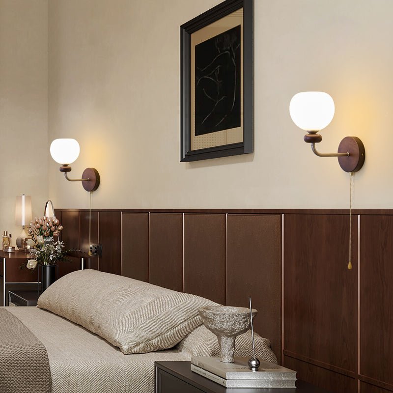 Lucille Wall Lamp - Hexagonal Glass Shade, Indoor Lighting