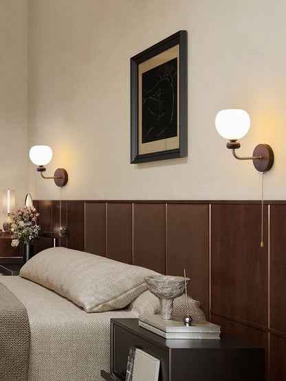 Lucille Wall Lamp - Hexagonal Glass Shade, Indoor Lighting