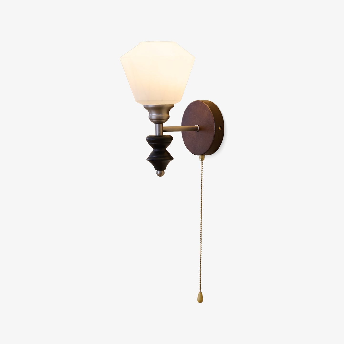 Lucille Wall Lamp - Hexagonal Glass Shade, Indoor Lighting