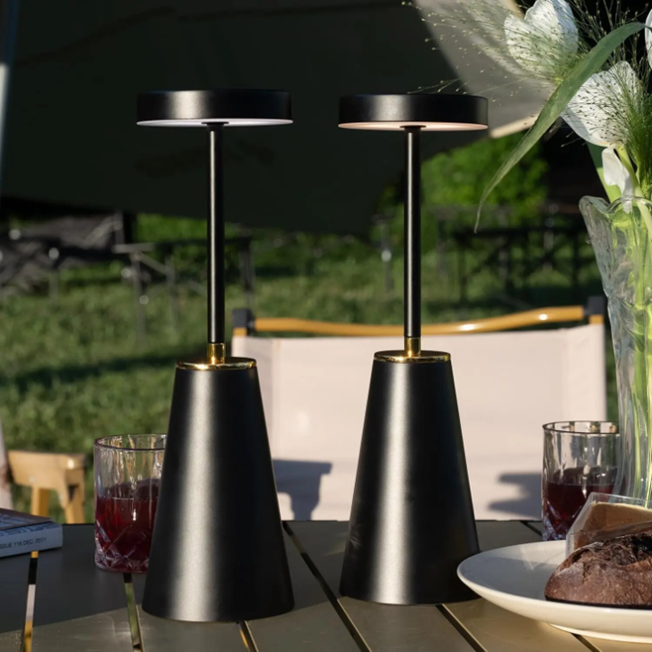 LumiFlex Wireless Table Lamp – LED Light, 3-Color Dimming, Touch Control, 4000mAh Battery, Waterproof