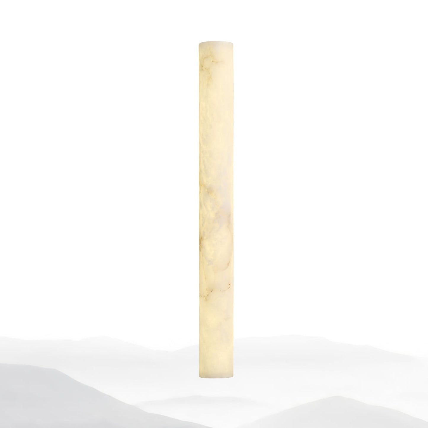 Luminara Alabaster Wall Sconce with Integrated LED Light