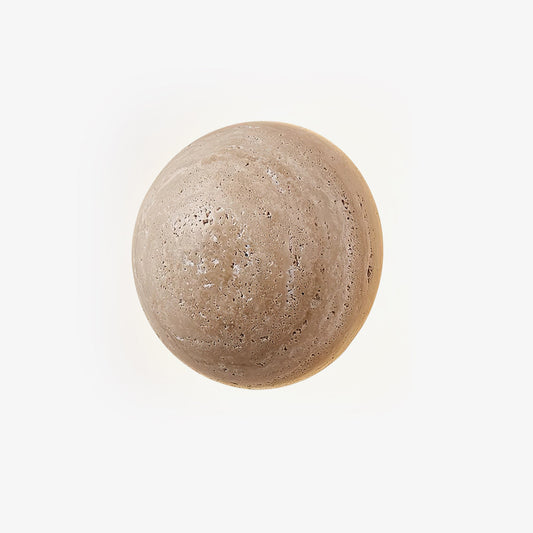 Luna Travertine Wall Light - Integrated LED Indoor Fixture