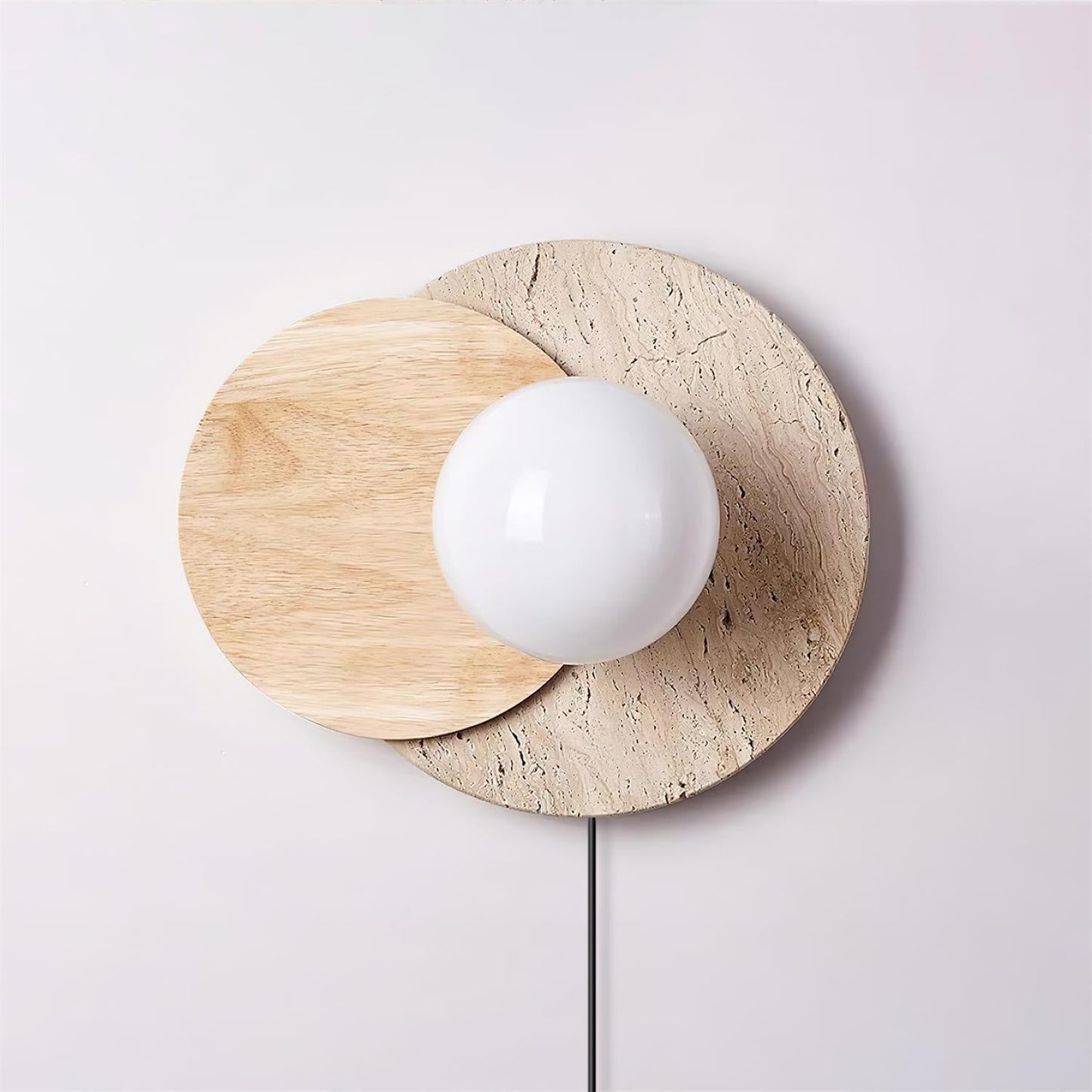 Lunar Eclipse Plug-in Wall Lamp - LED Indoor Light Fixture