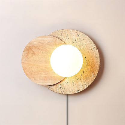 Lunar Eclipse Plug-in Wall Lamp - LED Indoor Light Fixture
