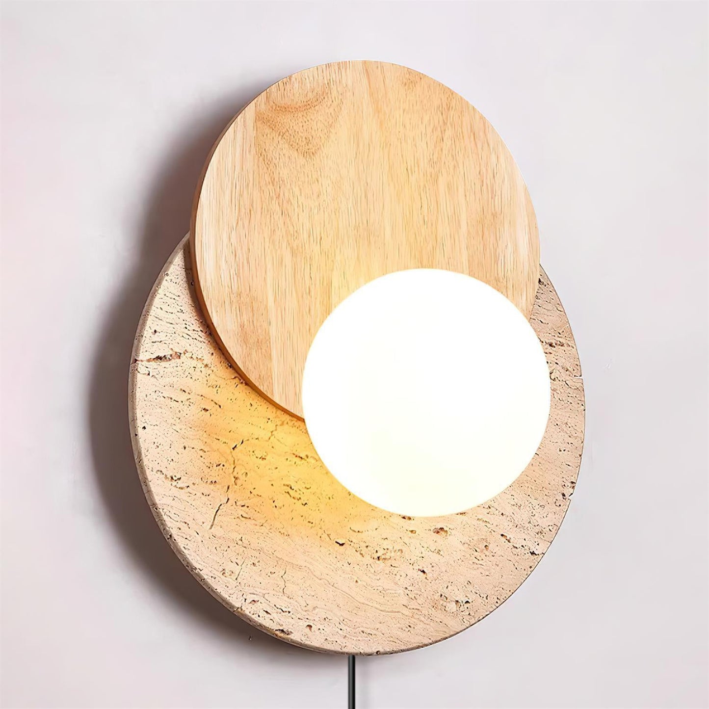 Lunar Eclipse Plug-in Wall Lamp - LED Indoor Light Fixture