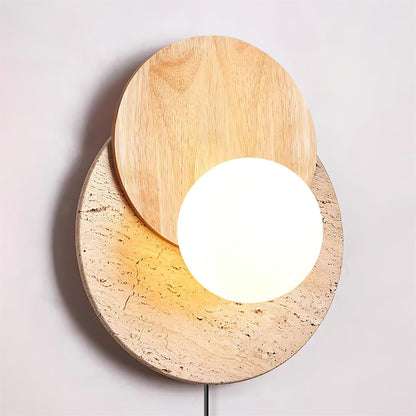 Lunar Eclipse Plug-in Wall Lamp - LED Indoor Light Fixture