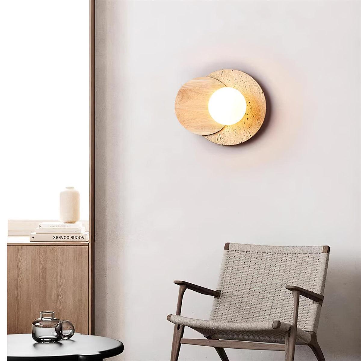 Lunar Eclipse Plug-in Wall Lamp - LED Indoor Light Fixture