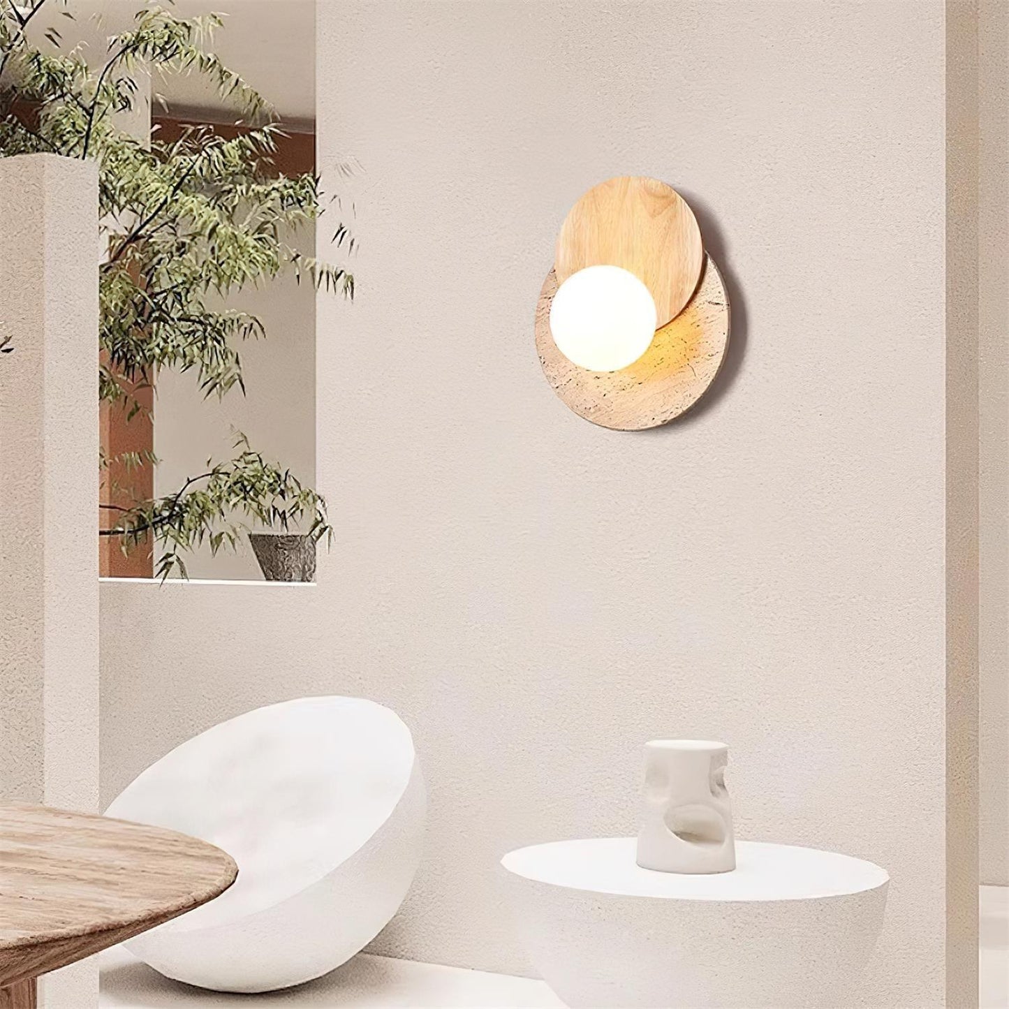 Lunar Eclipse Plug-in Wall Lamp - LED Indoor Light Fixture