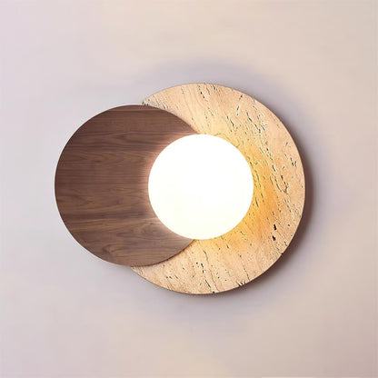 Lunar Eclipse Plug-in Wall Lamp - LED Indoor Light Fixture