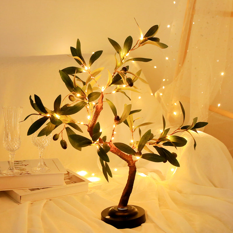 Frendorf Boom Table Lamp - Adjustable Tree Design, USB/Battery