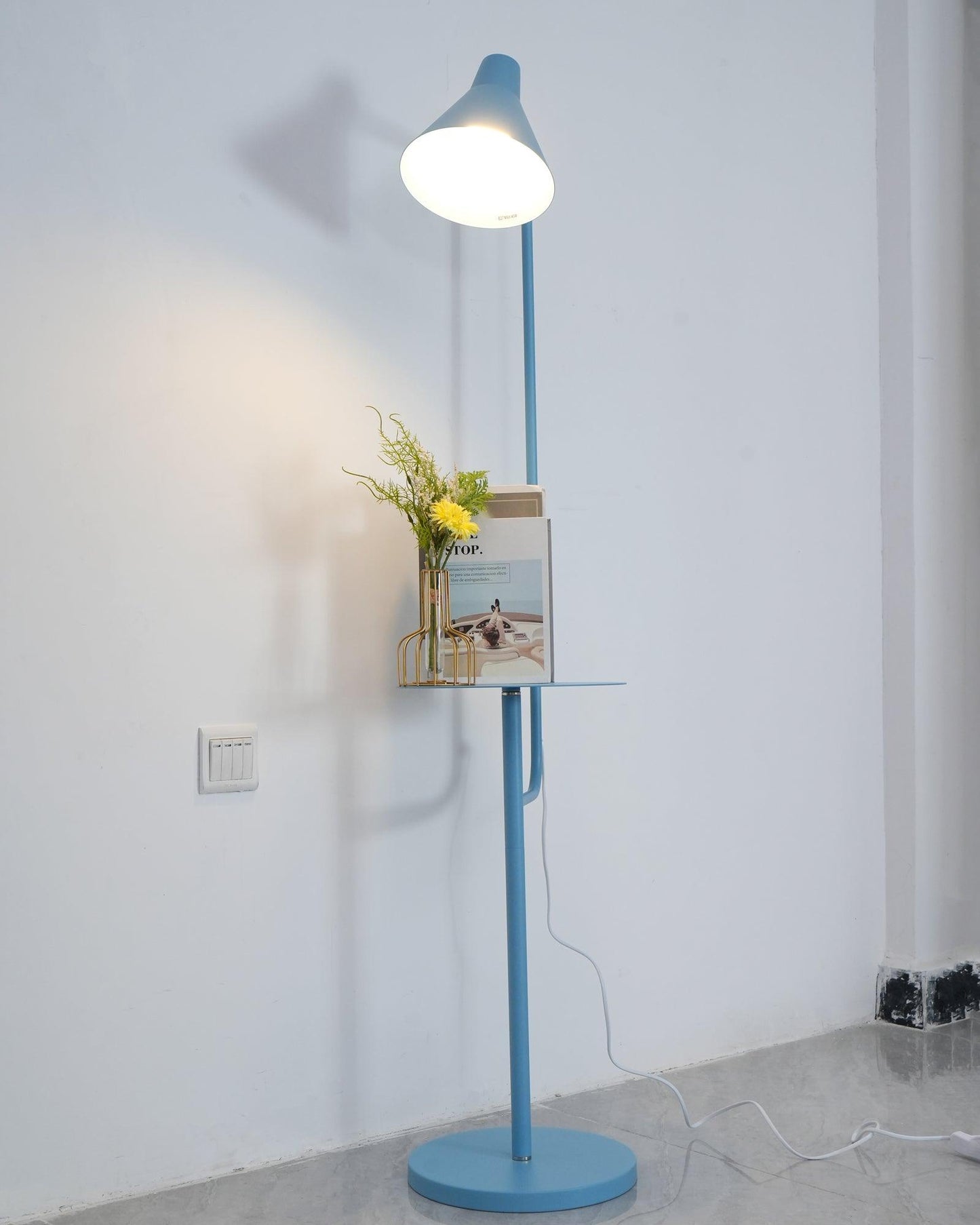 Macaroon Floor Lamp with Tray - LED Indoor Lighting