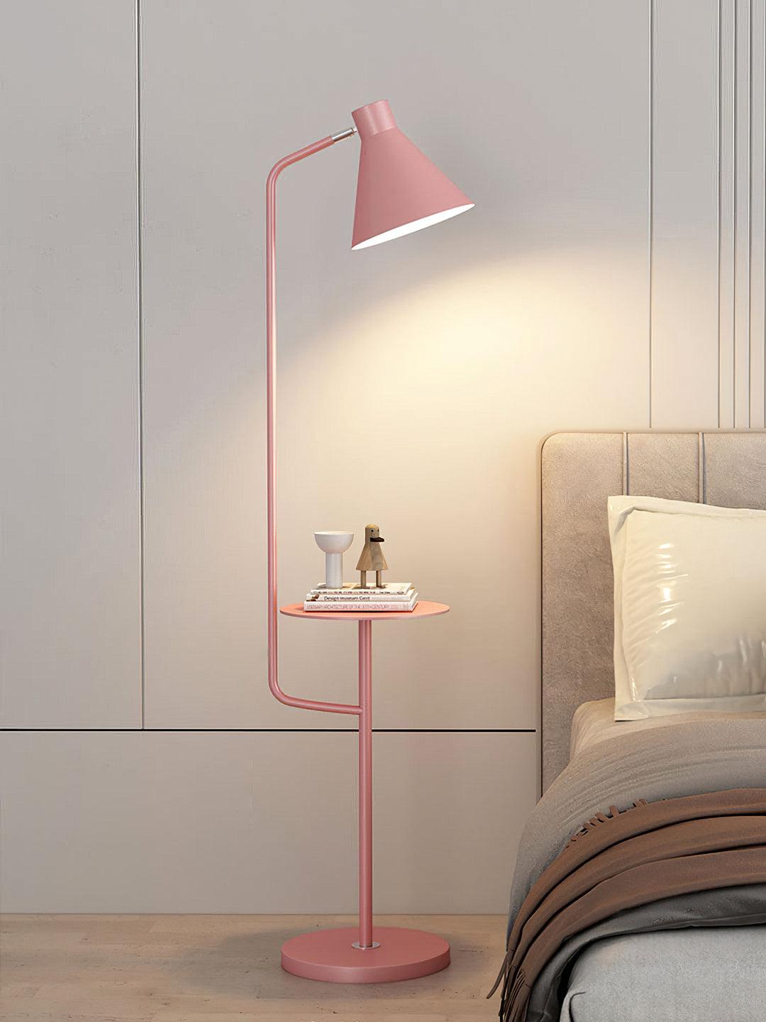 Macaroon Floor Lamp with Tray - LED Indoor Lighting