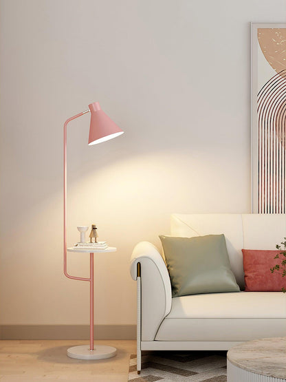 Macaroon Floor Lamp with Tray - LED Indoor Lighting