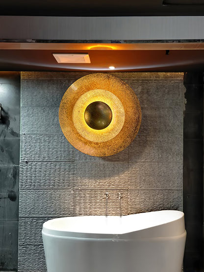 Machine Wall Lamp with LED Lighting - Modern Gold Design
