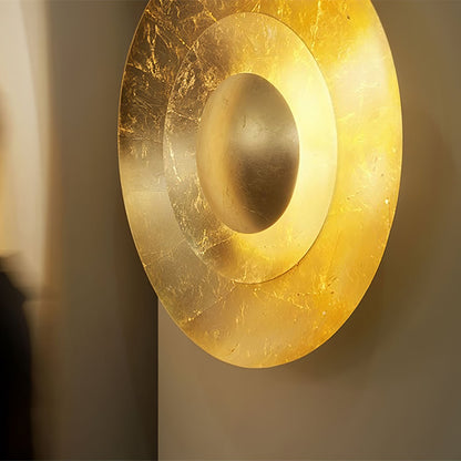 Machine Wall Lamp with LED Lighting - Modern Gold Design
