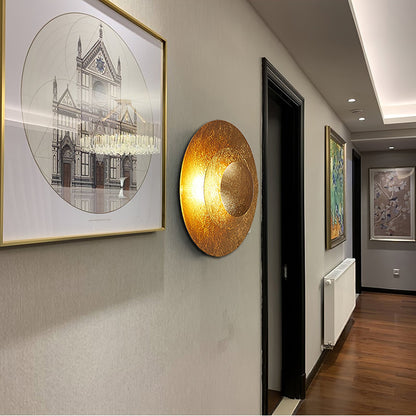 Machine Wall Lamp with LED Lighting - Modern Gold Design