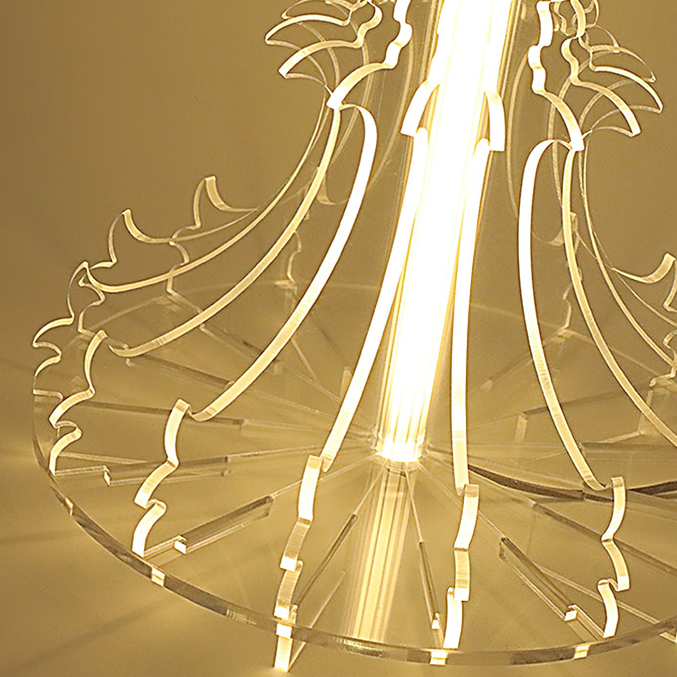 Josephine Table & Floor Lamp with Integrated LED Lighting