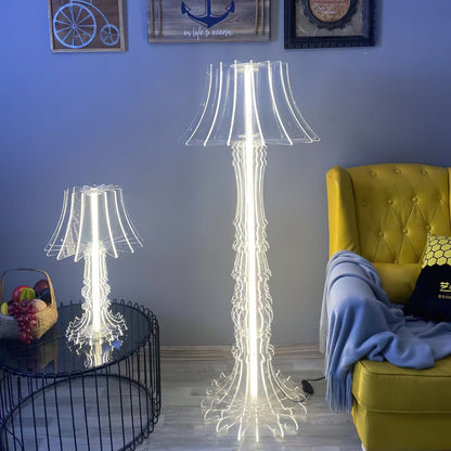 Josephine Table & Floor Lamp with Integrated LED Lighting