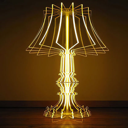 Josephine Table & Floor Lamp with Integrated LED Lighting