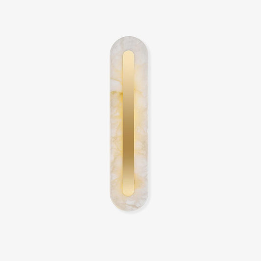 Alabaster Rounded Wall Light LED Indoor Sconce