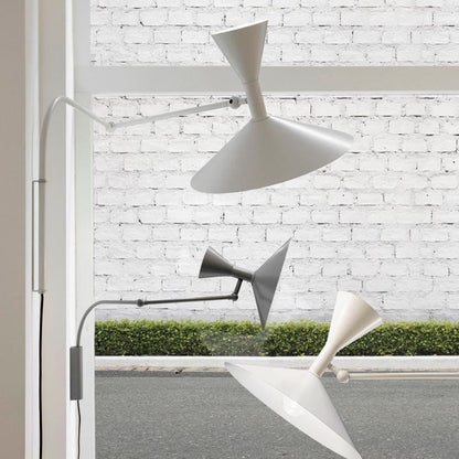 Marseille Plug-in Wall Light with Adjustable Arm and LED