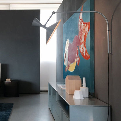 Marseille Plug-in Wall Light with Adjustable Arm and LED