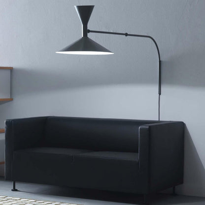 Marseille Plug-in Wall Light with Adjustable Arm and LED