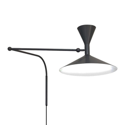 Marseille Plug-in Wall Light with Adjustable Arm and LED