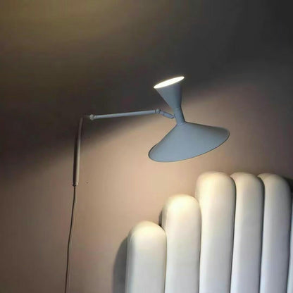 Marseille Plug-in Wall Light with Adjustable Arm and LED