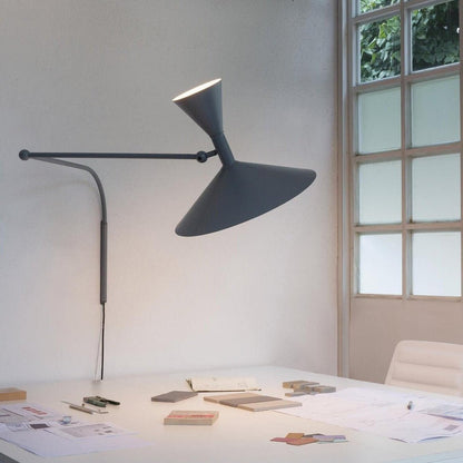 Marseille Plug-in Wall Light with Adjustable Arm and LED