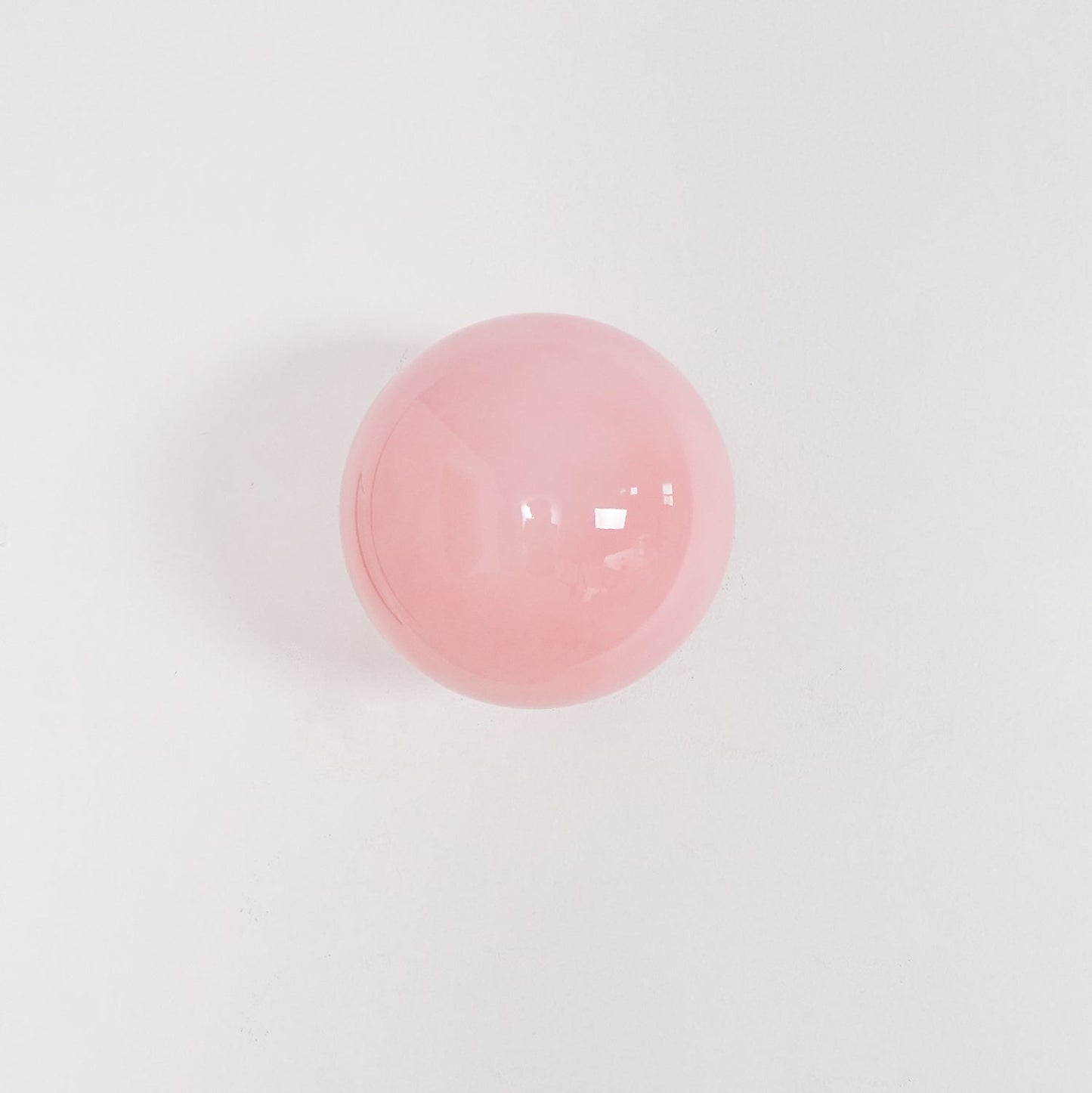 Marshmallow Sconces Pink Glass LED Wall/Ceiling Light