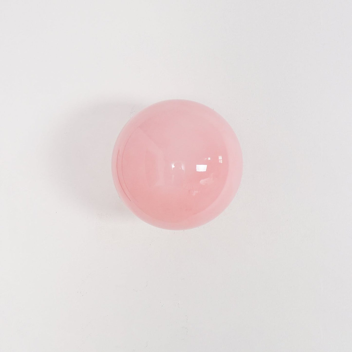 Marshmallow Sconces Pink Glass LED Wall/Ceiling Light