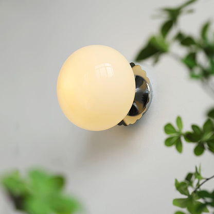 Marshmallow Sconces Pink Glass LED Wall/Ceiling Light