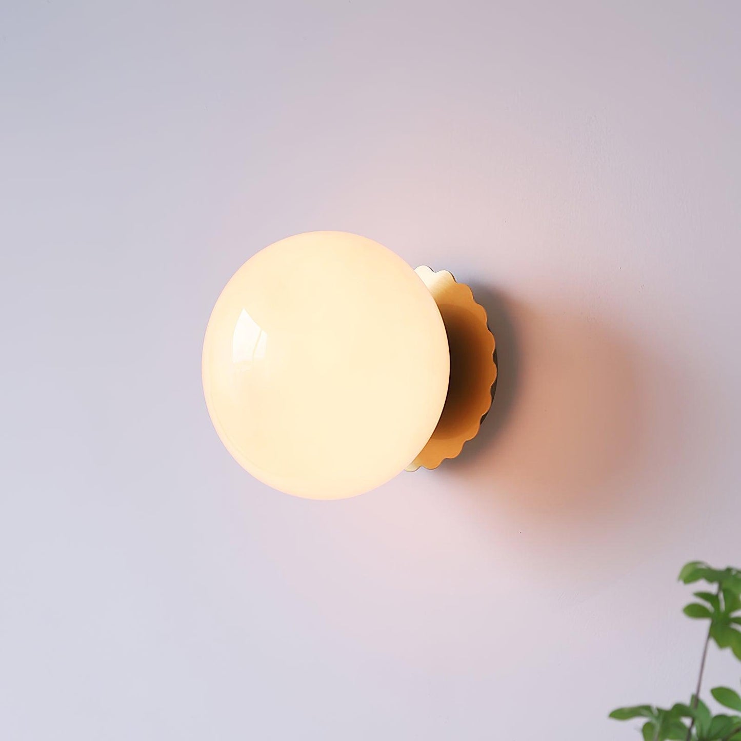 Marshmallow Sconces Pink Glass LED Wall/Ceiling Light