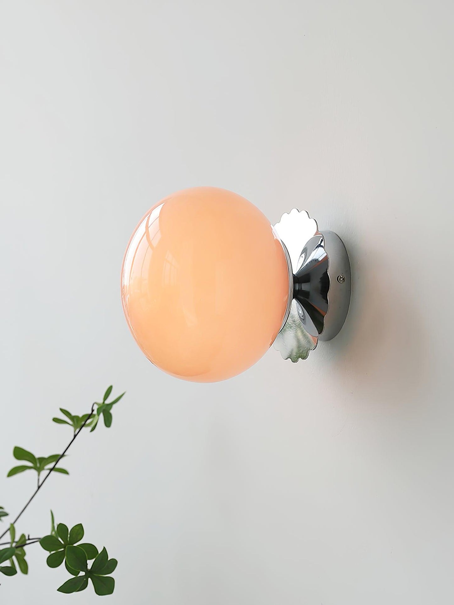 Marshmallow Sconces Pink Glass LED Wall/Ceiling Light