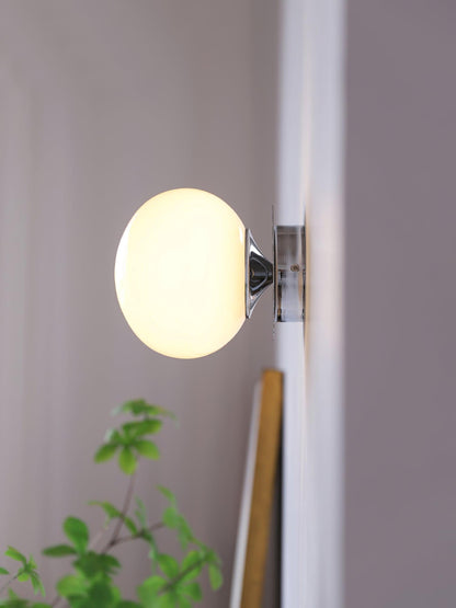 Marshmallow Sconces Pink Glass LED Wall/Ceiling Light