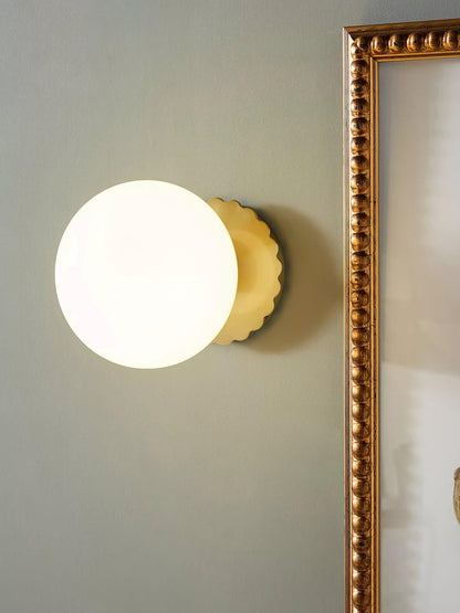 Marshmallow Sconces Pink Glass LED Wall/Ceiling Light