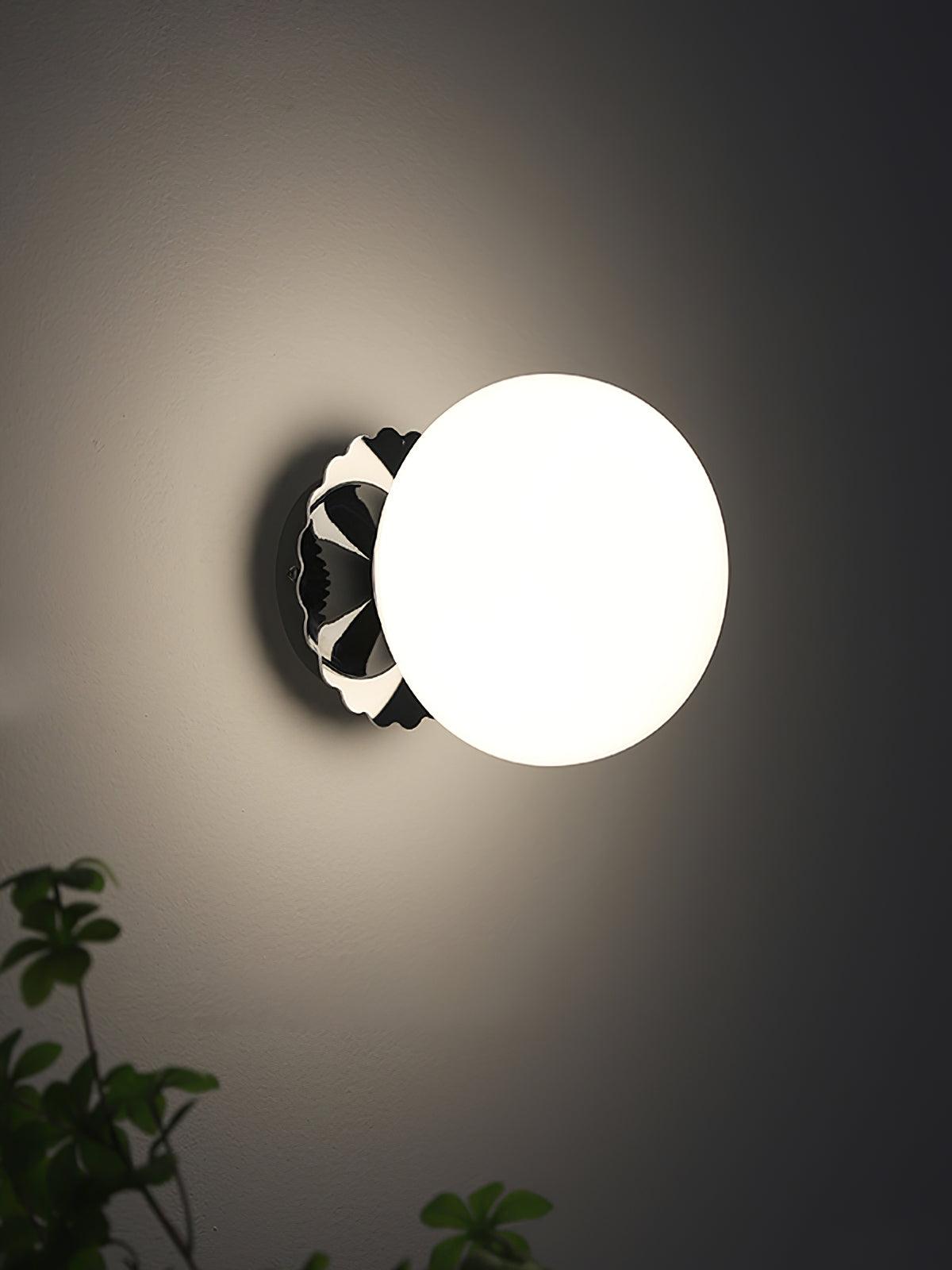 Marshmallow Sconces Pink Glass LED Wall/Ceiling Light