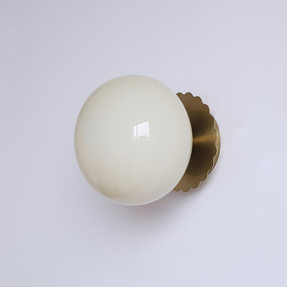 Marshmallow Sconces Pink Glass LED Wall/Ceiling Light