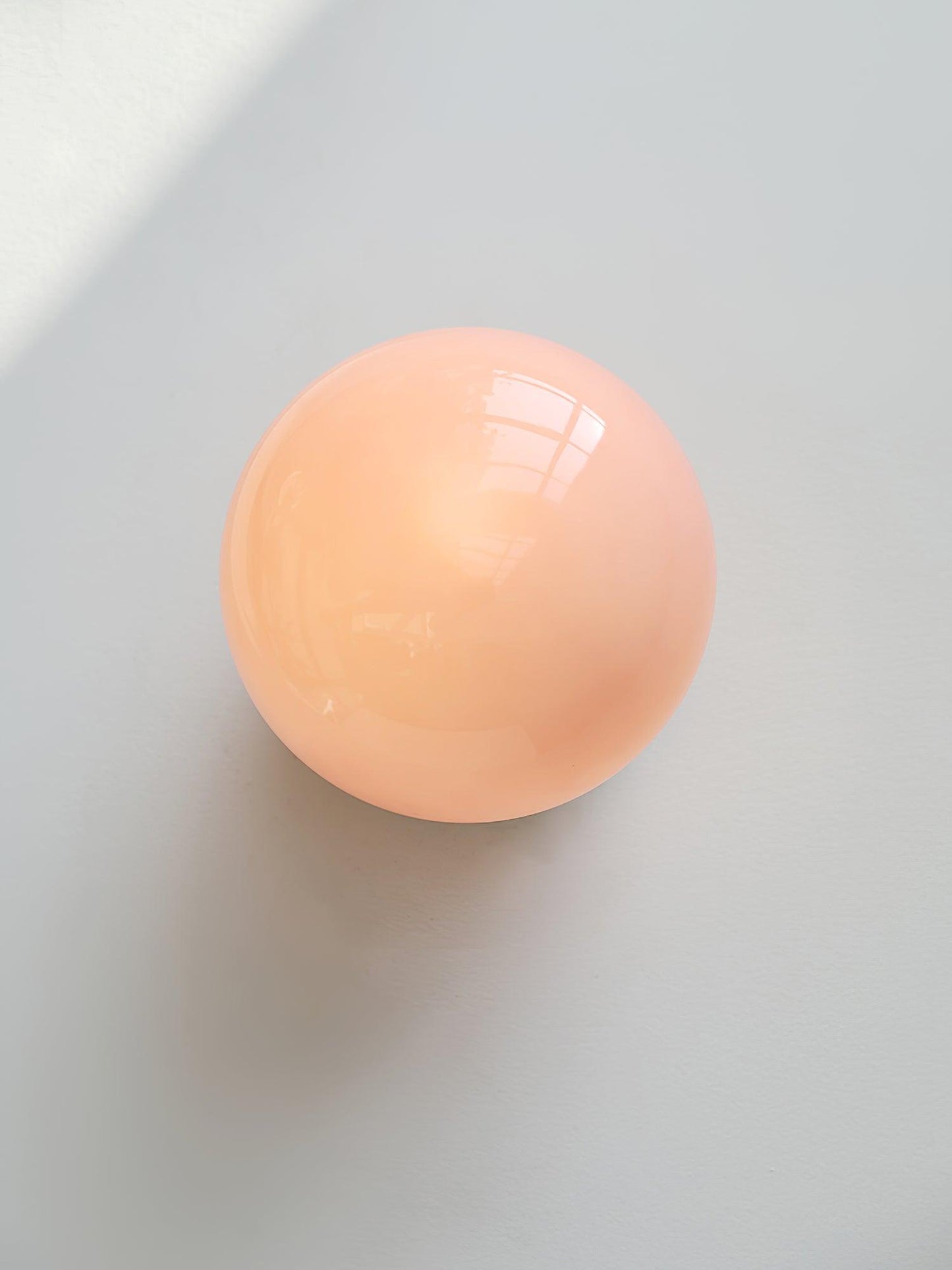 Marshmallow Sconces Pink Glass LED Wall/Ceiling Light