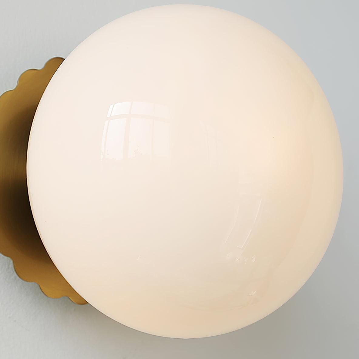 Marshmallow Sconces Pink Glass LED Wall/Ceiling Light