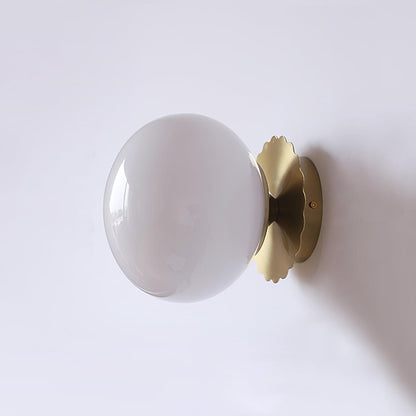 Marshmallow Sconces Pink Glass LED Wall/Ceiling Light