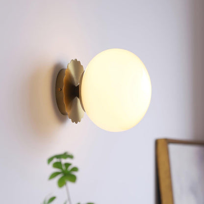 Marshmallow Sconces Pink Glass LED Wall/Ceiling Light
