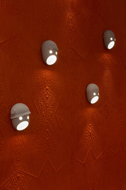 Mask Wall Light - LED Indoor Decorative Light Fixture Set of 2