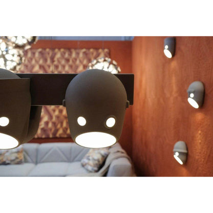 Mask Wall Light - LED Indoor Decorative Light Fixture Set of 2