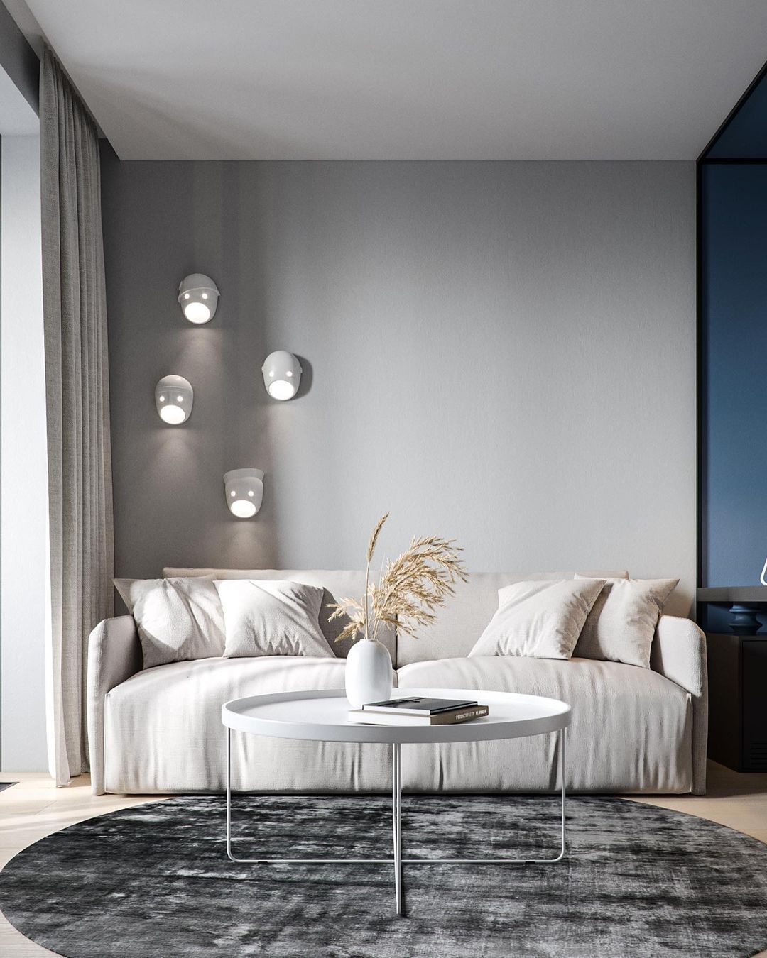 Mask Wall Light - LED Indoor Decorative Light Fixture Set of 2