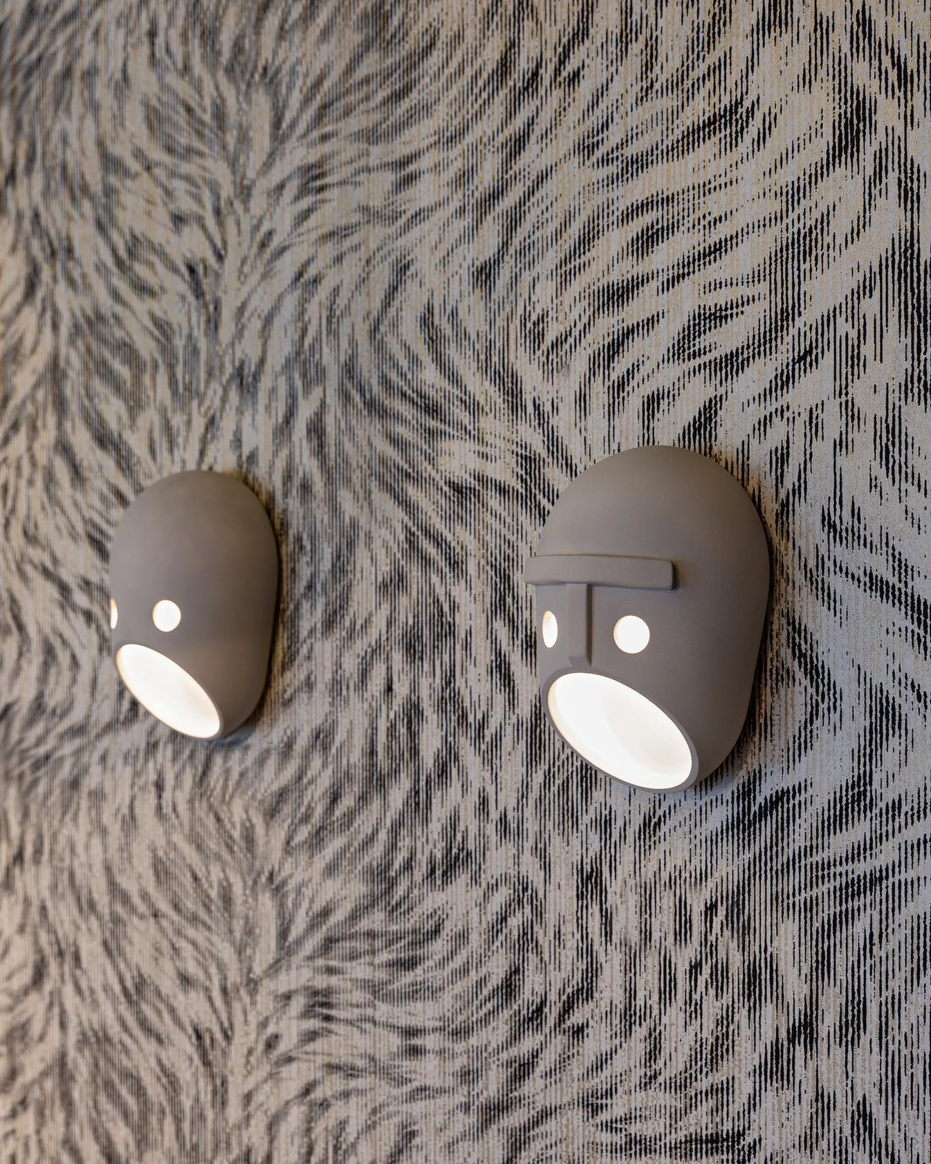 Mask Wall Light - LED Indoor Decorative Light Fixture Set of 2