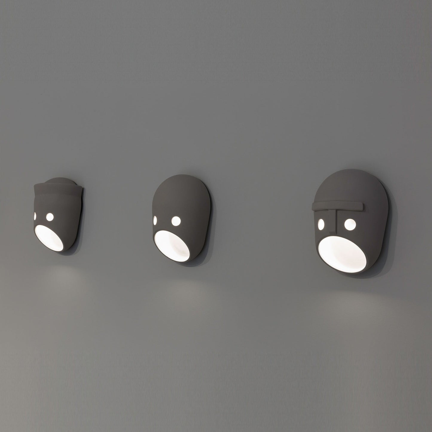 Mask Wall Light - LED Indoor Decorative Light Fixture Set of 2