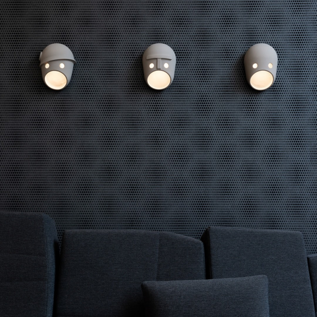 Mask Wall Light - LED Indoor Decorative Light Fixture Set of 2