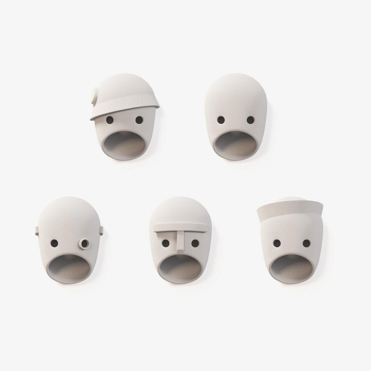 Mask Wall Light - LED Indoor Decorative Light Fixture Set of 2